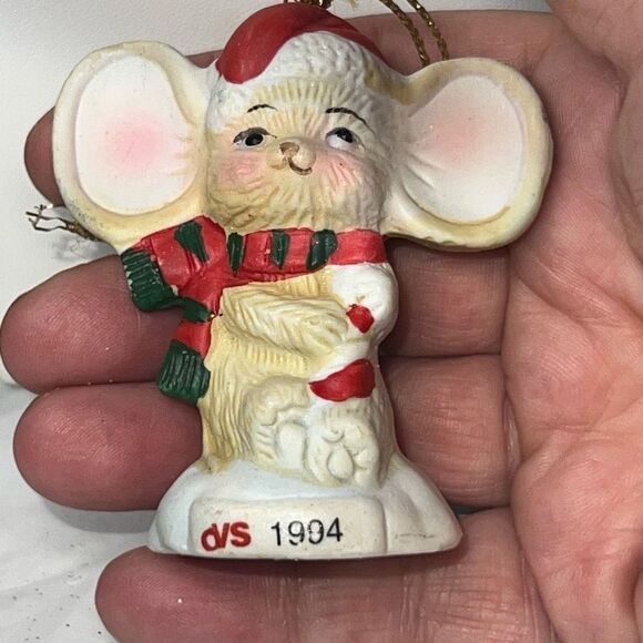 Vintage CVS Ornament 1994 Mouse Traditions Ornaments Pharmacy Ornaments Christma - Picture 6 of 9